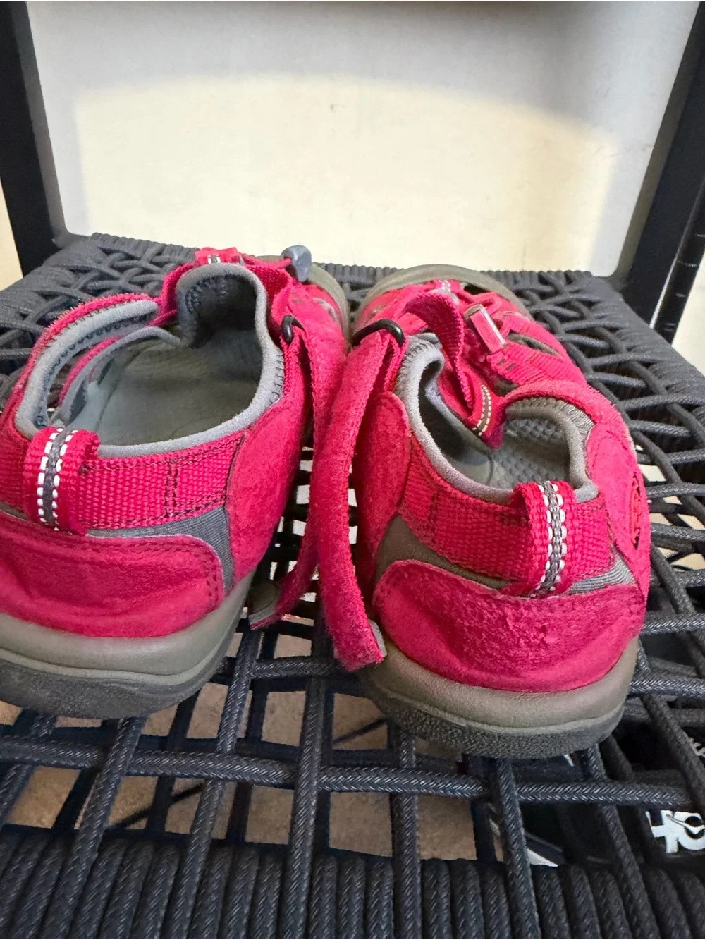 Keen Kids Pink/Red Closed-Toe Adventure Sandals